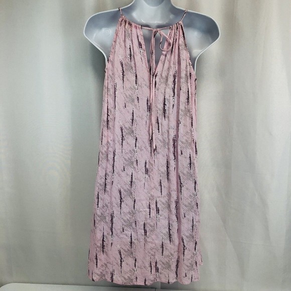 Womens Small Flowy Boho Pink Purple Tunic Tank Top by C'isa - Picture 2 of 11